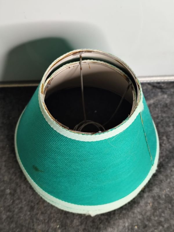 Dos Juegos de Pantallas para Lámparas: Verdes y Estampadas - imagen 1