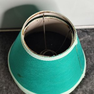 Dos Juegos de Pantallas para Lámparas: Verdes y Estampadas - imagen 1
