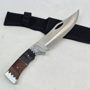 Cuchillo de Acero Inoxidable con Mango de Madera - imagen 3