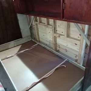 Cama Repisa Antigua de Madera - imagen 6