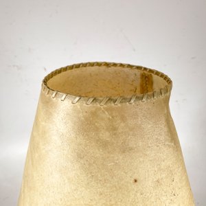 Lámpara de Mesa Rústica de Hierro y Madera de Carreta - imagen 5