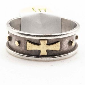 Lote anterior: Anillo Doble Oro y Plata con Detalles Cruzados