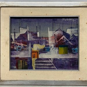 Obra "Fachada" de Raúl Pavlotzky - Técnica Mixta sobre Tela - imagen 2