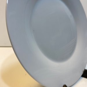 Lote de 10 Platos Lisos de Loza Blanca - imagen 3