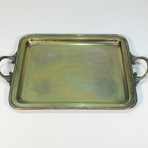 Juego de Servicio de Metal y Alpaca: Cafetera, Tetera, Lechera, Azucarero y Bandeja - imagen 2
