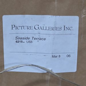 Cuadro "Seaside Terrace" de Picture Galleries Inc. con Marco Dorado - imagen 7