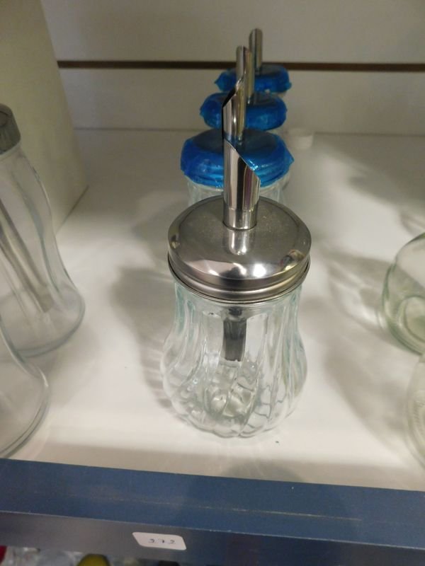 Azucarero de vidrio