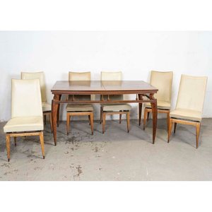 Lote anterior: Mesa de Comedor con 6 Sillas Tapizadas en Cuerina