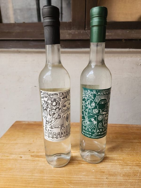 Grappa Bernardi Tannat y Cabernet - Botellas de Colección