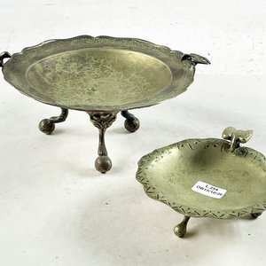 Lote anterior: Dos Centros de Mesa Metálicos con Figuras de Aves