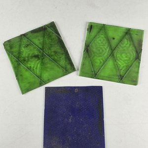 Antiguo Aplique de Techo Artesanal en Hierro Forjado con Cristales - imagen 3