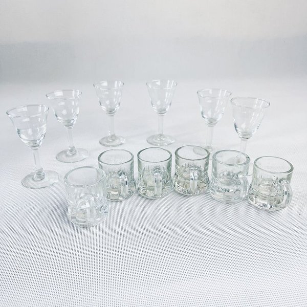 12 piezas de copas de licor y medidas para whisky - Enajenación - imagen 5