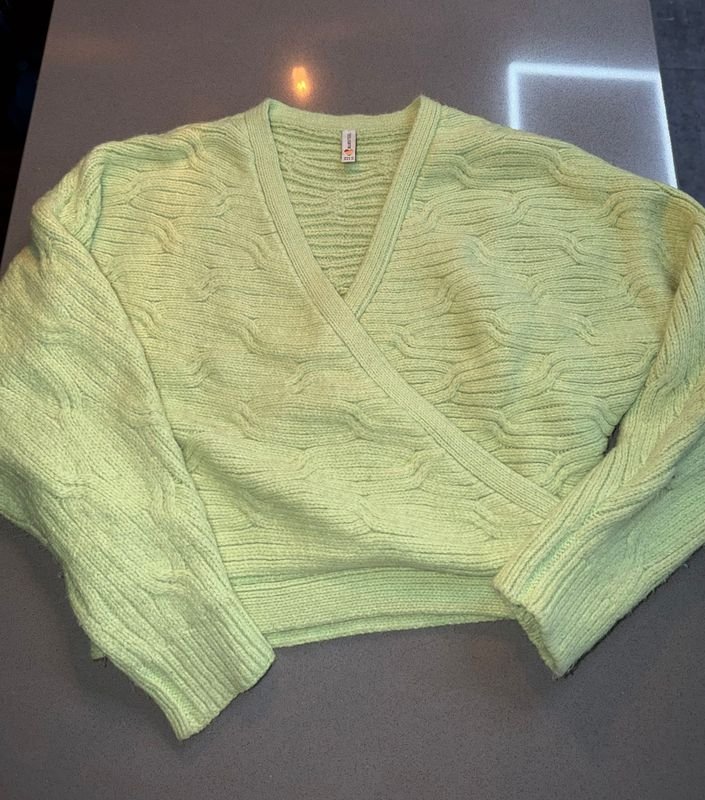 Buzo Cruzado Renner Bluesteel Talle M Color Verde Claro