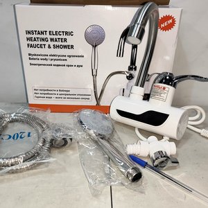 Calentador Eléctrico Instantáneo de Agua con Duchero y Canilla, Pantalla LED - imagen 3