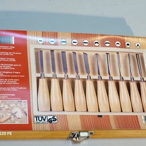 Juego de 10 Gubias para Madera con Estuche de Madera - imagen 3