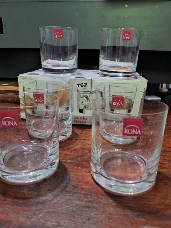Lote de 6 vasos de whisky RONA - imagen 4