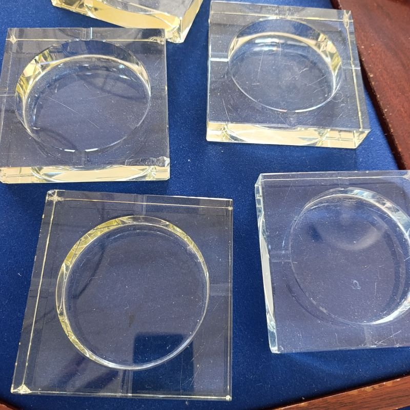 Ceniceros de Cristal con Pequeños Chips - imagen 6