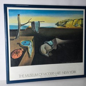 Lámina "La Persistencia de la Memoria" de Salvador Dalí, Enmarcada - imagen 2