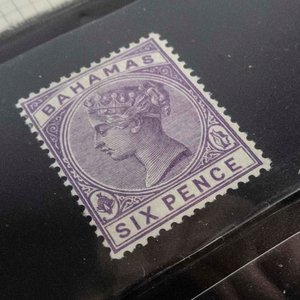 Sello Bahamas N°21 Conmemorativo Reina Victoria 1880 - Mint - imagen 2