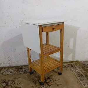 Mueble Auxiliar de Cocina Rodante con Ala y Cajón - imagen 5