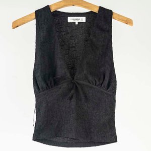 Blusa Negra sin Mangas Pull&Bear Talle M - imagen 1