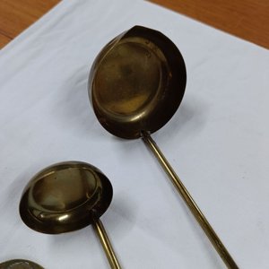 Lote de Cucharones y Cuchara de Bronce - imagen 3