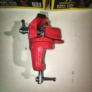 3 Morzas de Banco Baby Vice Swivel Base Ferrawy 60mm - imagen 2