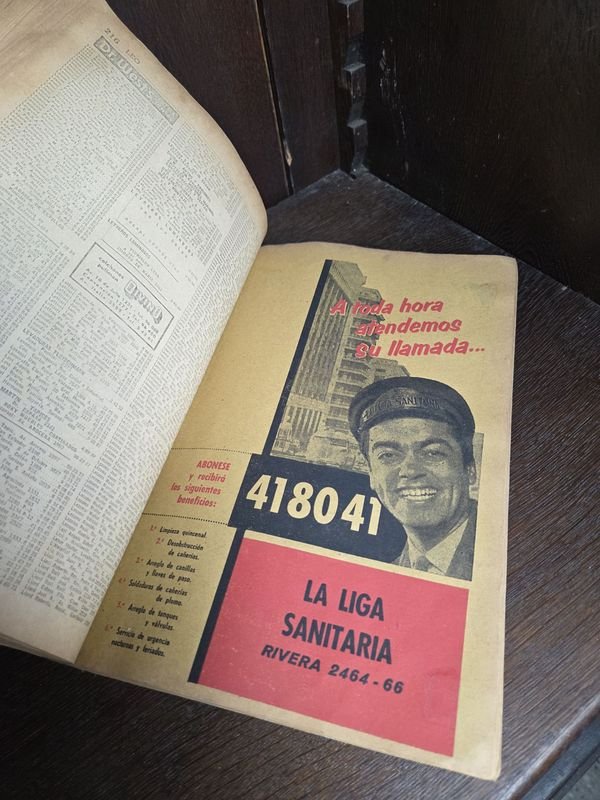 Guía telefónica del Uruguay año 1961 - Libro antiguo - imagen 7