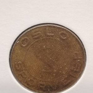 Ficha de Transporte Oslo Sporveier Noruega Bronce - imagen 4