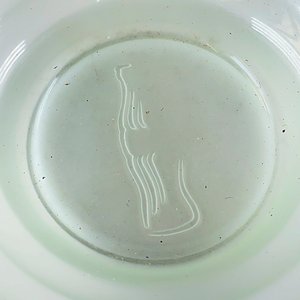 Ocho compoteras en vidrio esmerilado con monograma coca cola - imagen 3