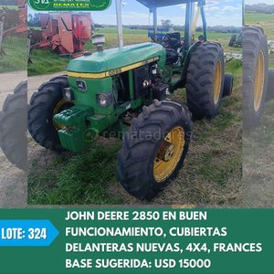 Lote anterior: Tractor John Deere 2850 Usado con Cubiertas Nuevas