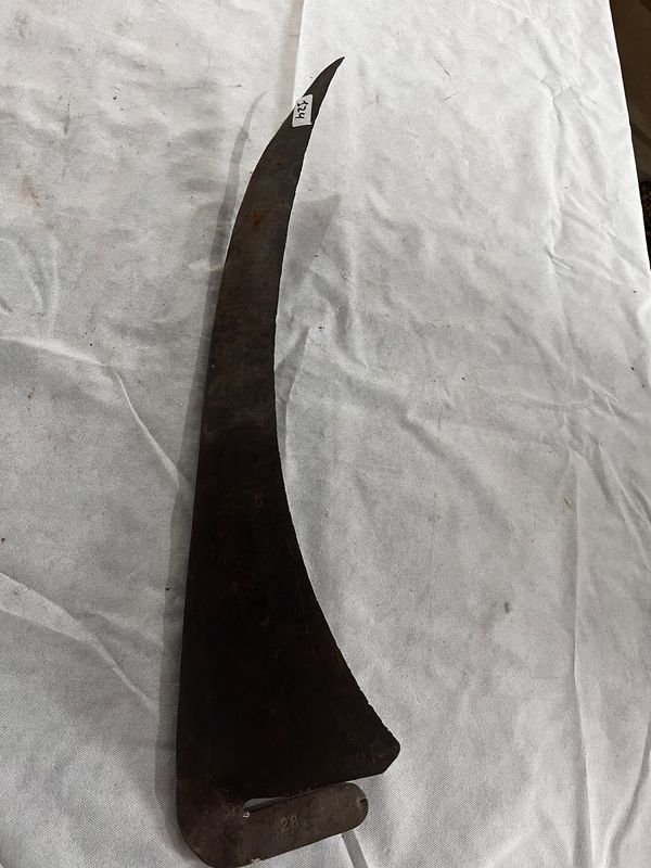 Hoja de Guadaña Antigua de Metal, 70 cm