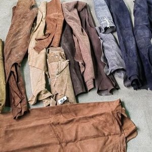 Lote de Cuero Napa en Varios Tonos Marrones y Azules - imagen 5