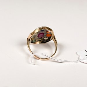 Anillo de Oro con Piedras Naturales Multicolor - imagen 4