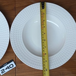 Juego Vajilla Porcelana Blanca Bugatti 13 Piezas - imagen 13