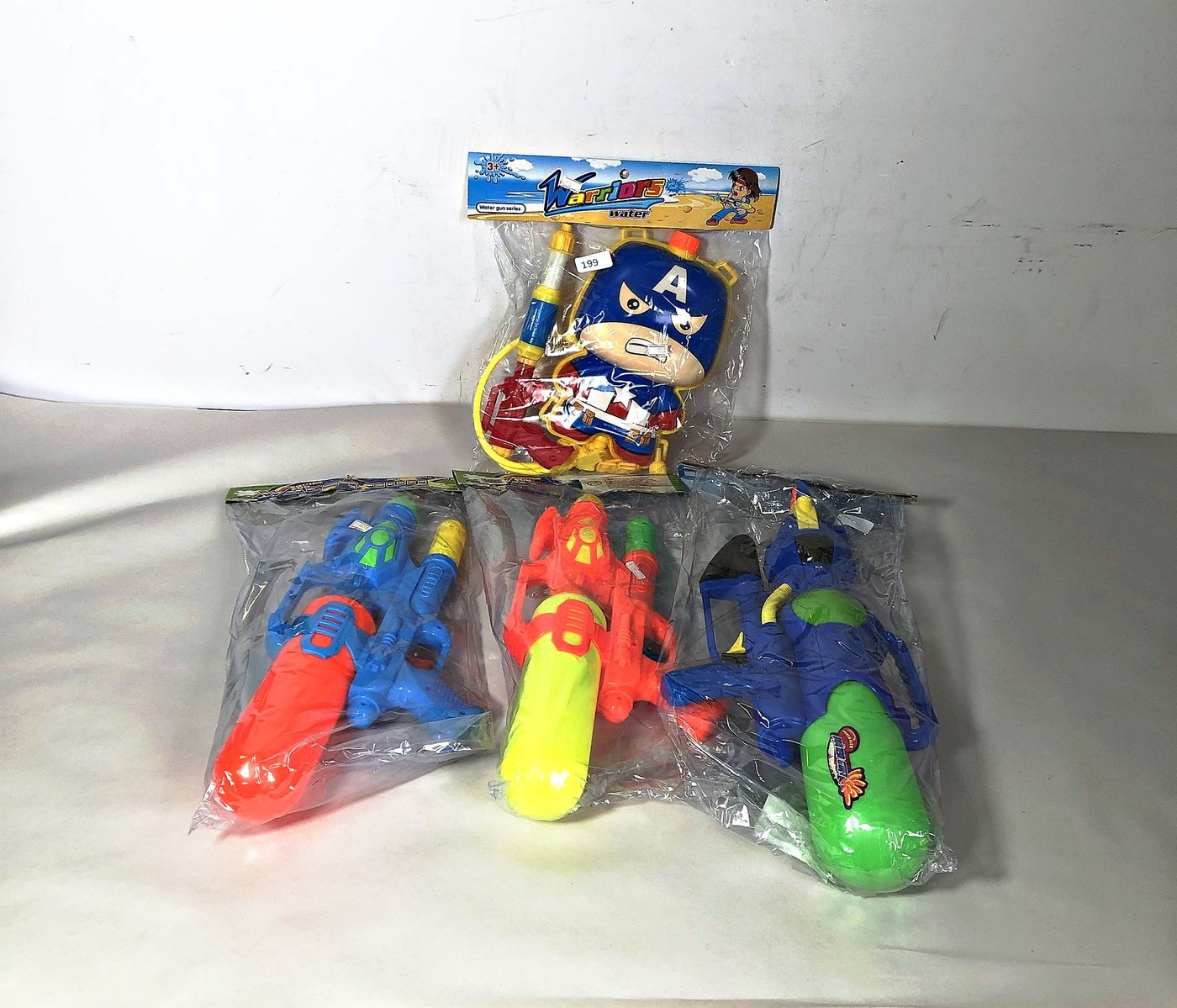 Pack de 5 Pistolas de Agua con Mochila