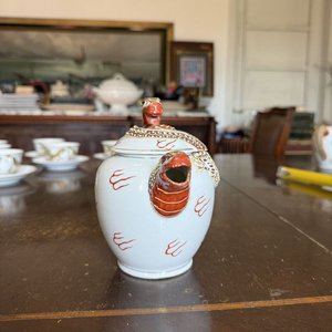 Juego de Té de Porcelana con Dragón: 2 Teteras, Azucarera, 6 Tazas y 6 Platos - imagen 18