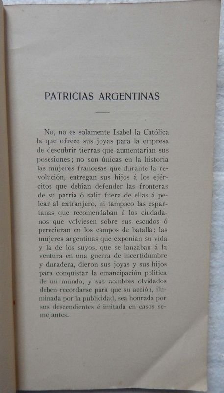 Libro antiguo de Adolfo P. Carranza, Patricias Argentinas - imagen 4