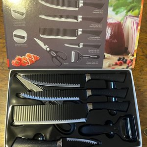 Set de 6 Cuchillos EREAS THOS con Tijera y Pela Papas - imagen 4