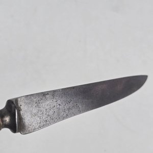 Cuchillo de mesa Herder Solingen-Germany con mango de madera - imagen 5