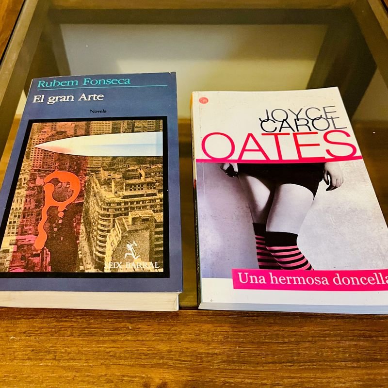Libros: "Una hermosa doncella" de Joyce Carol Oates y "El gran Arte" de Rubem Fonseca