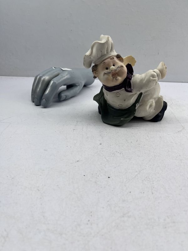 Porta Botellas de Vino Figura de Cocinero Decorativo