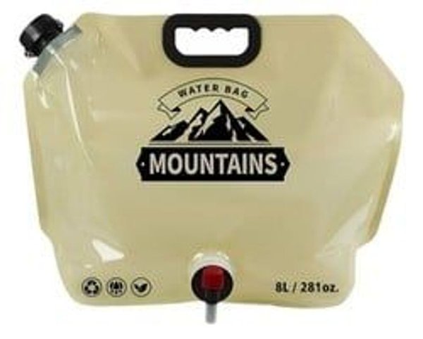 Contenedor de Agua Plegable Portátil 8L para Camping y Senderismo - imagen 2