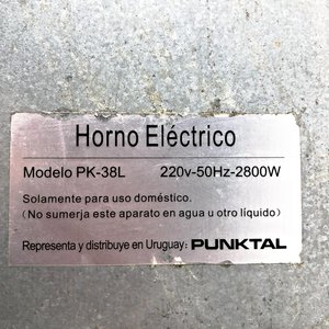 Horno Eléctrico Punktal PK-38L con Dos Hornallas - imagen 3
