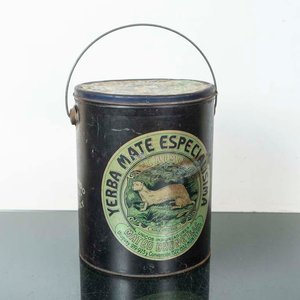 Lata Antigua Publicidad Yerba Mate Especialísima "El Armiño" - imagen 1