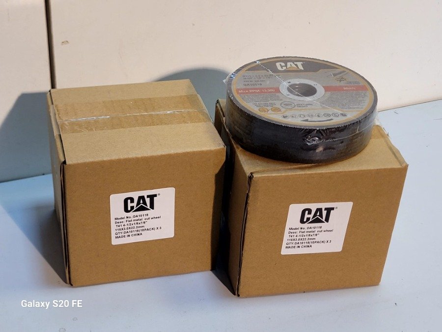 60 Discos de Corte para Hierro CAT DA10118