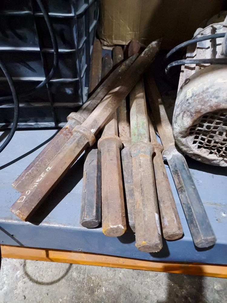 Juego de 8 Puntas de Hierro para Rotomartillo
