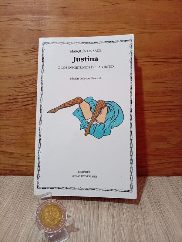 Libro "Justina o Los Infortunios de la Virtud" de Marqués de Sade