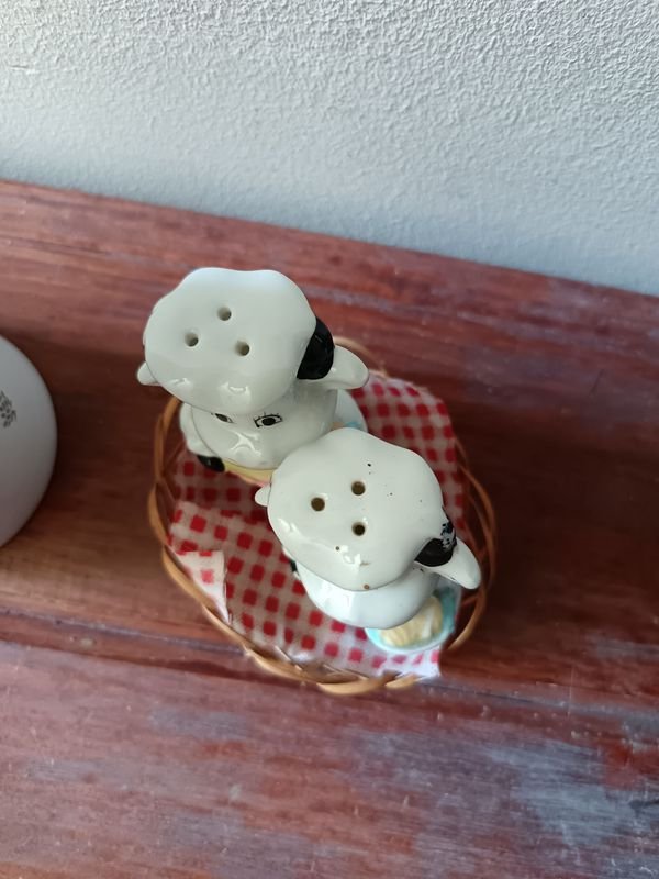 Set de Salero y Pimentero Decorativo Vacas Chef - imagen 6