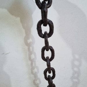 Lote de Varios Tramos de Cadena de Hierro Rústico - imagen 4